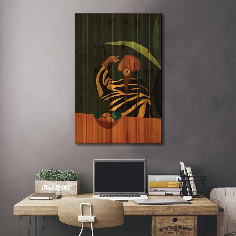 Isabelle Print On Wood by Bria Nicole - Multi-Color