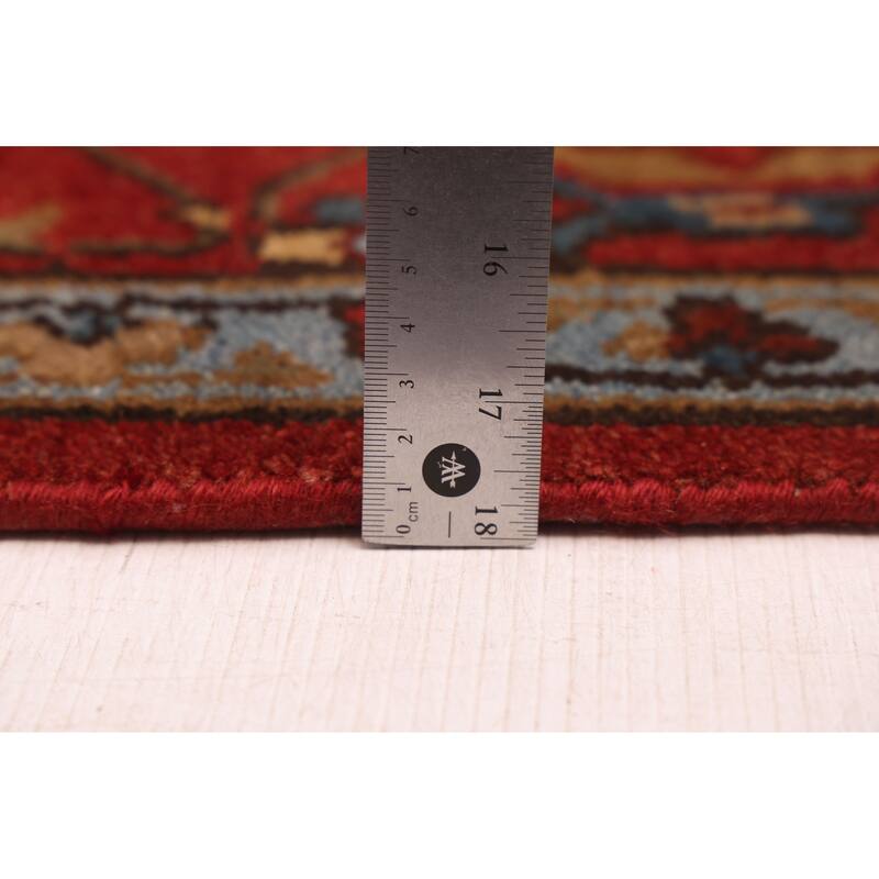 ECARPETGALLERY Hand-knotted Serapi Heritage Red Wool Rug - 7'10 x 9'11