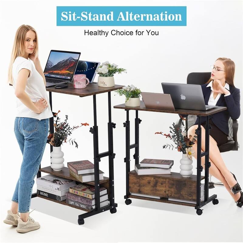 Small Standing Desk Adjustable Height