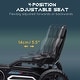 preview thumbnail 6 of 34, Kids Pedal Go-Kart with Adjustable Seat, EVA Wheels, Hand Brake, Forward & Reverse Drive, 3-8 Years, Max 66 lbs