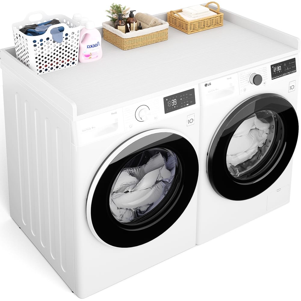 Laundry Countertop for Washer and Dryer, Over Washer Dryer Topper for Storage and Organization