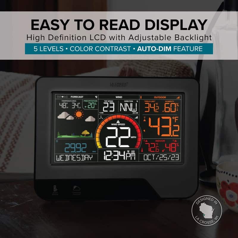 La Crosse Technology V23-WTH Wi-Fi Professional Wind & Weather Center