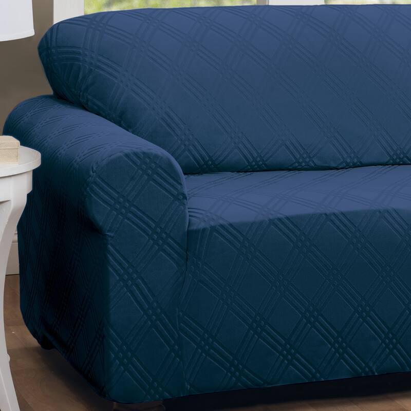 Stretch Sensations Stretch Double Diamond Sofa Slipcover