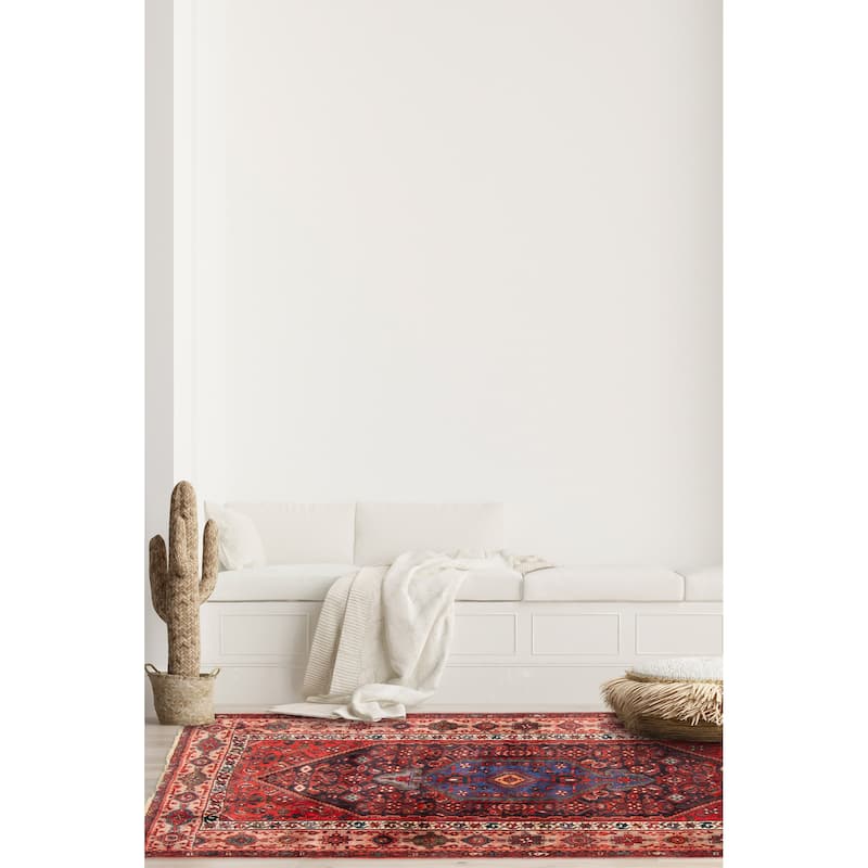 ECARPETGALLERY Hand-knotted Anadol Dark Navy Wool Rug - 4'3 x 7'0