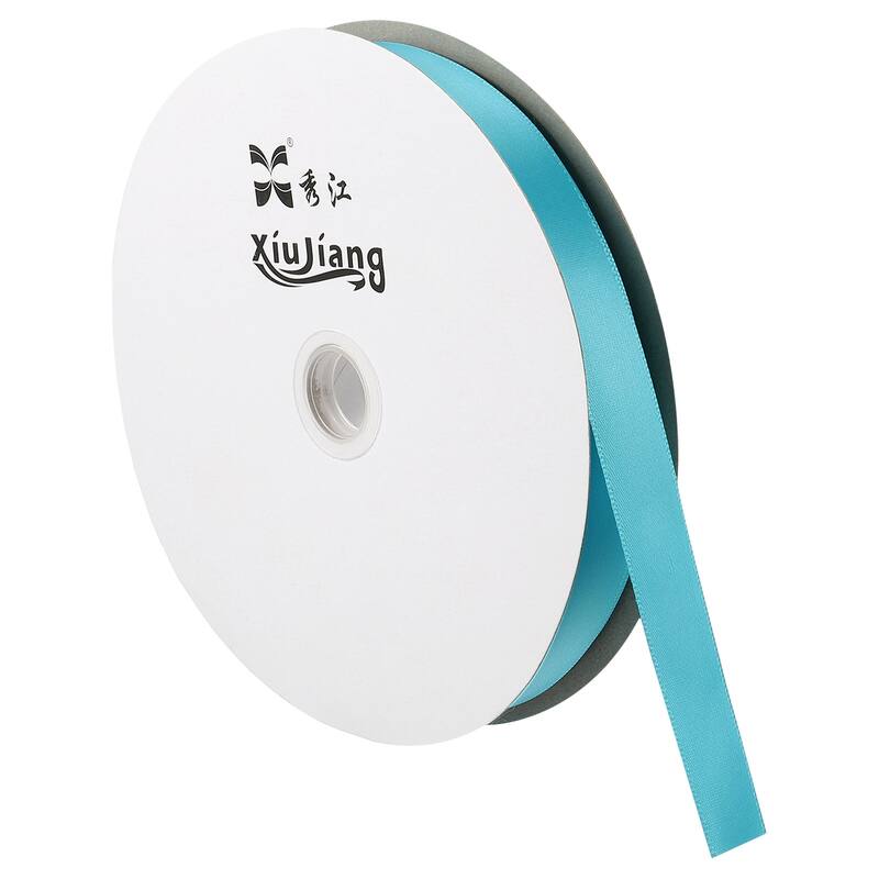 Satin Ribbon, Double Face Solid Crafts Roll for Party Home Decoration