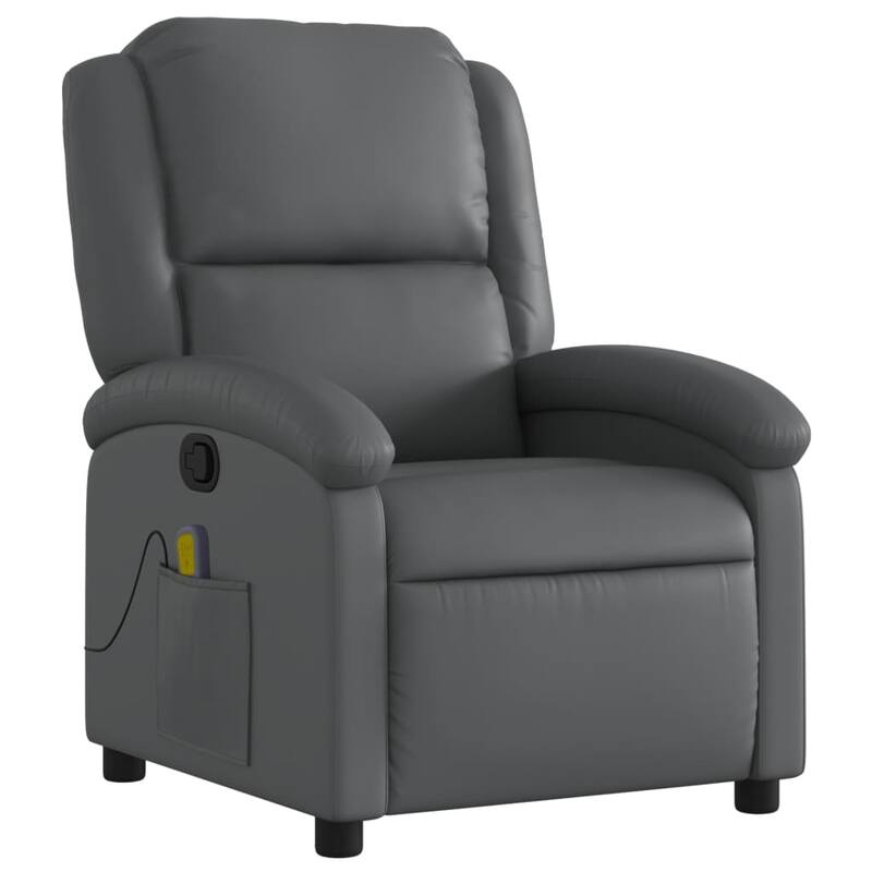 vidaXL Recliner Chair Wingback Armchair for Home Theater Cinema Faux Leather