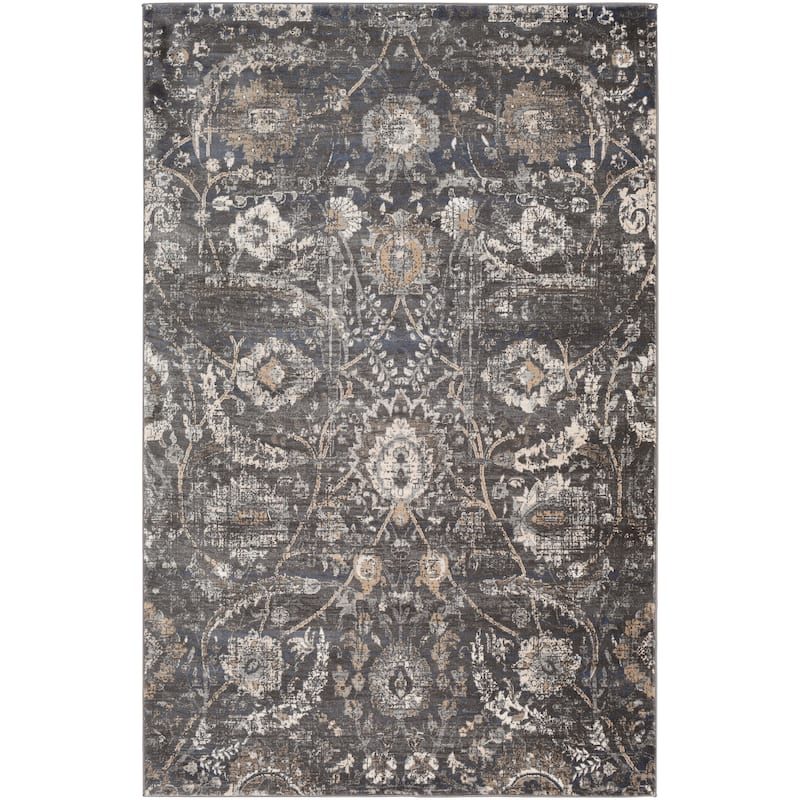 Livabliss Fitz Vintage Floral Area Rug