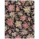 preview thumbnail 64 of 62, SAFAVIEH Handmade Blossom Ragnhild French Country Floral Wool Rug 6' x 9' - Black/Plum