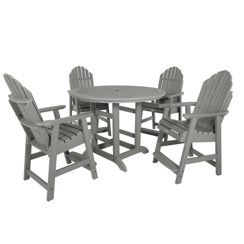Hamilton 5-Piece Outdoor Counter Height Dining Set - 48" Round Table