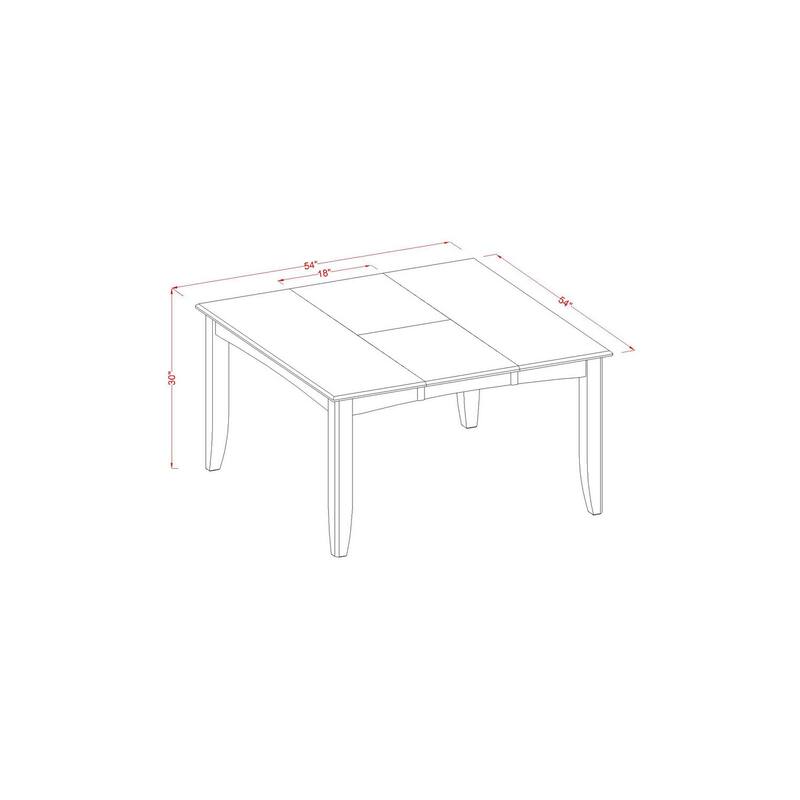 HomeStock 6-Piece Square Black & Cherry Finish Solid Wood Top dining Table with 1-Bench and 4-Chairs with Lattice Back