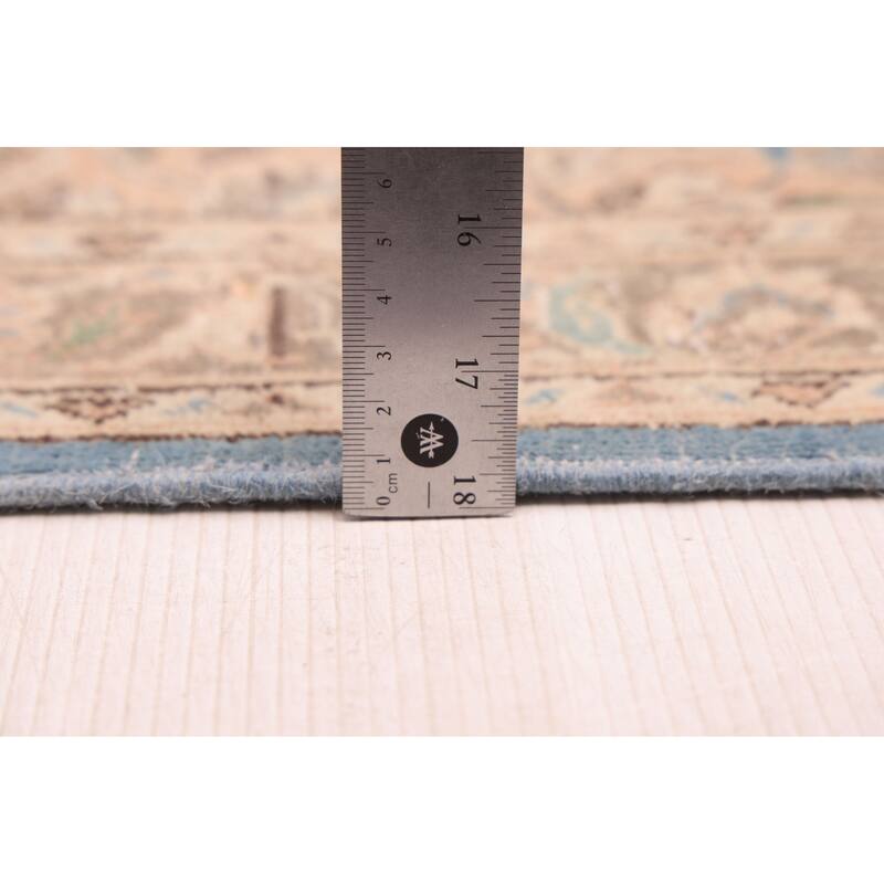 ECARPETGALLERY Hand-knotted Antalya Vintage Sky Blue Wool Rug - 8'5 x 11'1