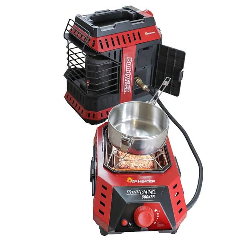 Mr. Heater 11,000 BTU Buddy FLEX Liquid Propane Portable Radiant Space Heater - 13.75