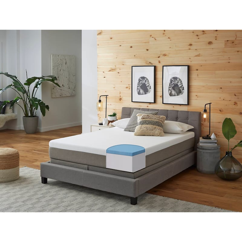 Slumber Solutions Essentials 12-inch Gel Memory Foam Mattress Set