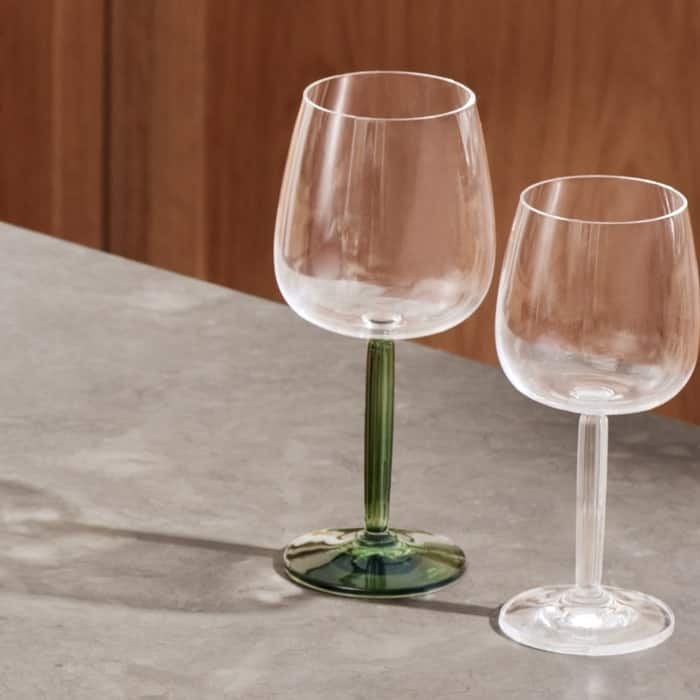 Kähler Hammershøi White Wine Glass, V: 11.8 oz, 2 pcs.