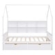 preview thumbnail 20 of 19, Full Size Wooden House Bed with 2 Drawers The Ultimate Centerpiece for Your Child’s Room