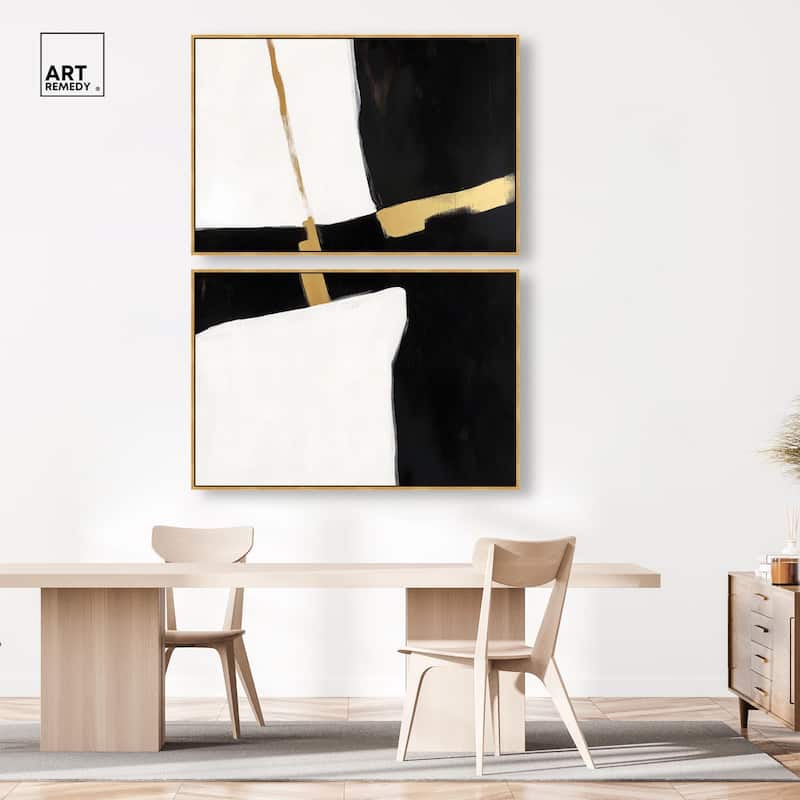 Urban Grid II Canvas Set of 2 by Art Remedy