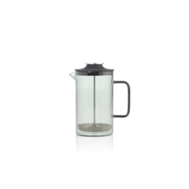 AdHoc Impact French Press Coffee Maker in Grey Glass 600ml