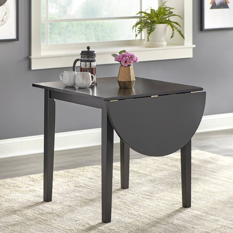 Simple Living Country Cottage Solid Wood Drop-Leaf Dining Table