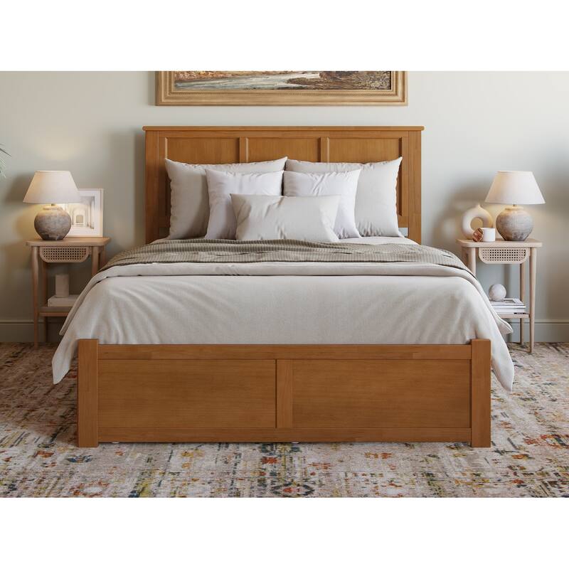 Madison Platform Bed with Footboard and Storage Drawers