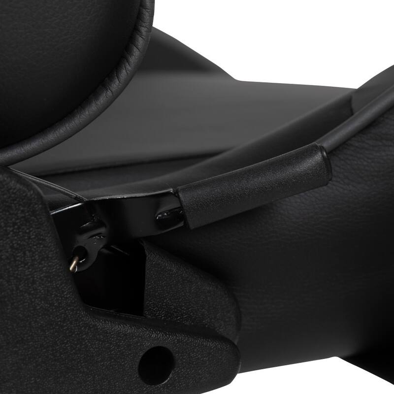 Racing Gaming Ergonomic Chair with Reclining Back, Footrest in LeatherSoft