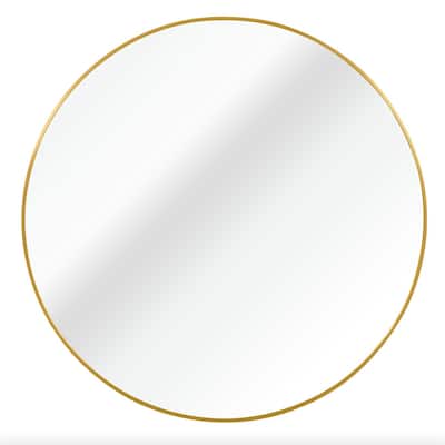 42 Inch Metal Round Bathroom Mirror