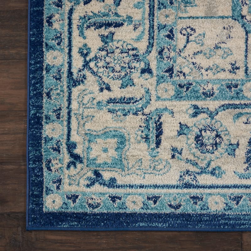 Nourison Tranquil Traditional Persian Medallion Area Rug