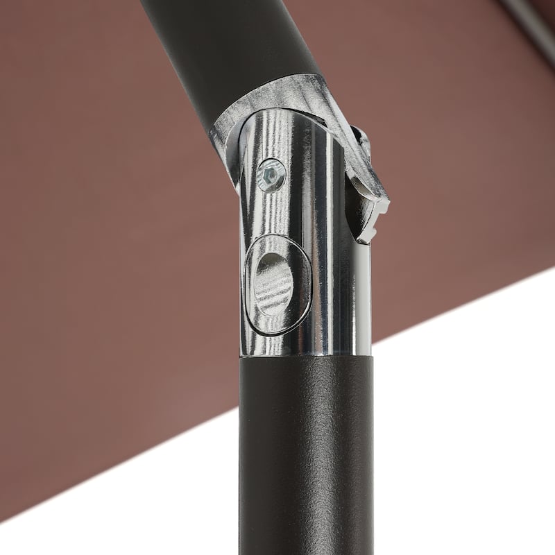 Holme 9-foot Steel Market Patio Umbrella with Tilt-and-Crank
