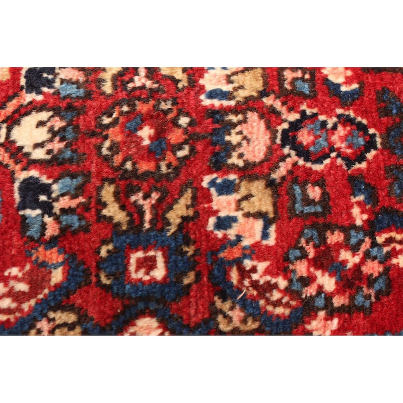 ECARPETGALLERY Hand-knotted Andelz Red Wool Rug - 2'11 x 16'6