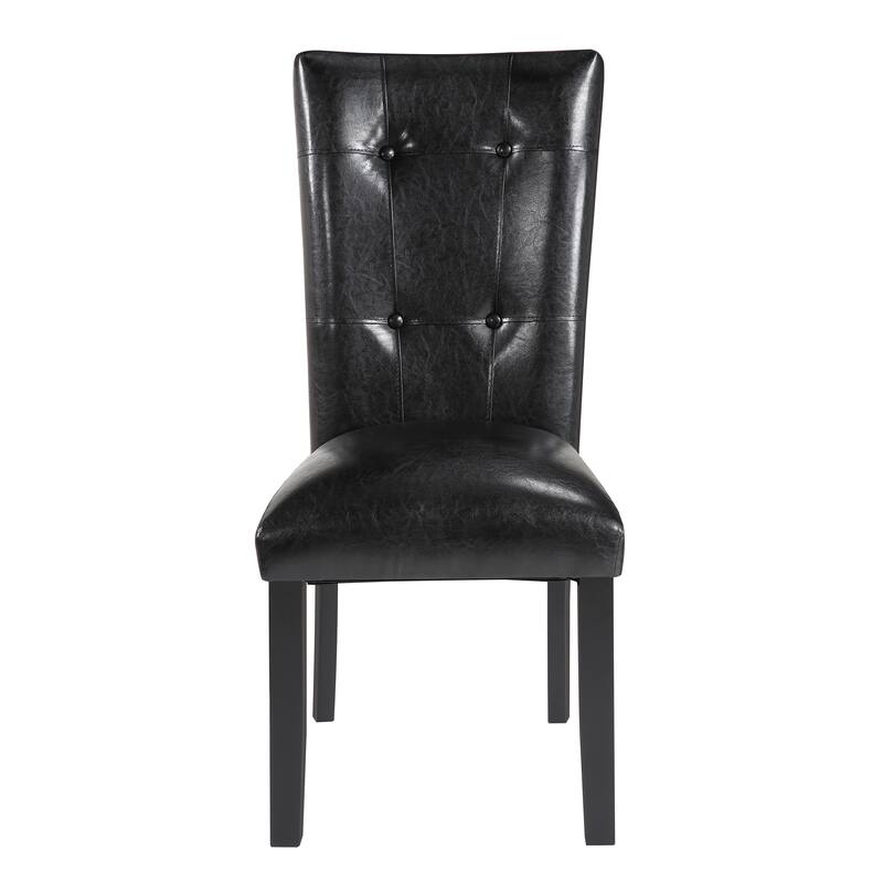 Steve Silver Santeri Black and Cherry Side Chair (Set of 2)