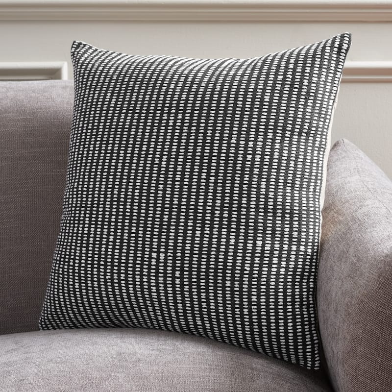 SAFAVIEH Home Maricela 20-inch Decorative Pillow - Black/White