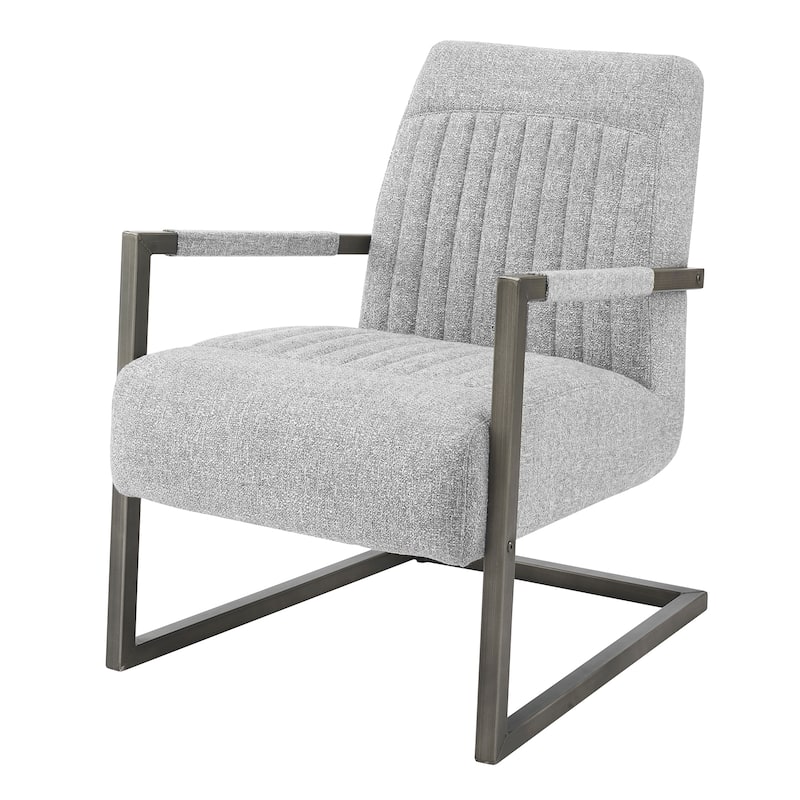 Jonah Fabric Accent Arm Chair - Grey