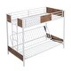 preview thumbnail 27 of 25, Twin-Over-Futon Metal Bunk Bed with Guardrails and Ladder - Versatile 3-in-1 Design, Sturdy Frame, Safety Features