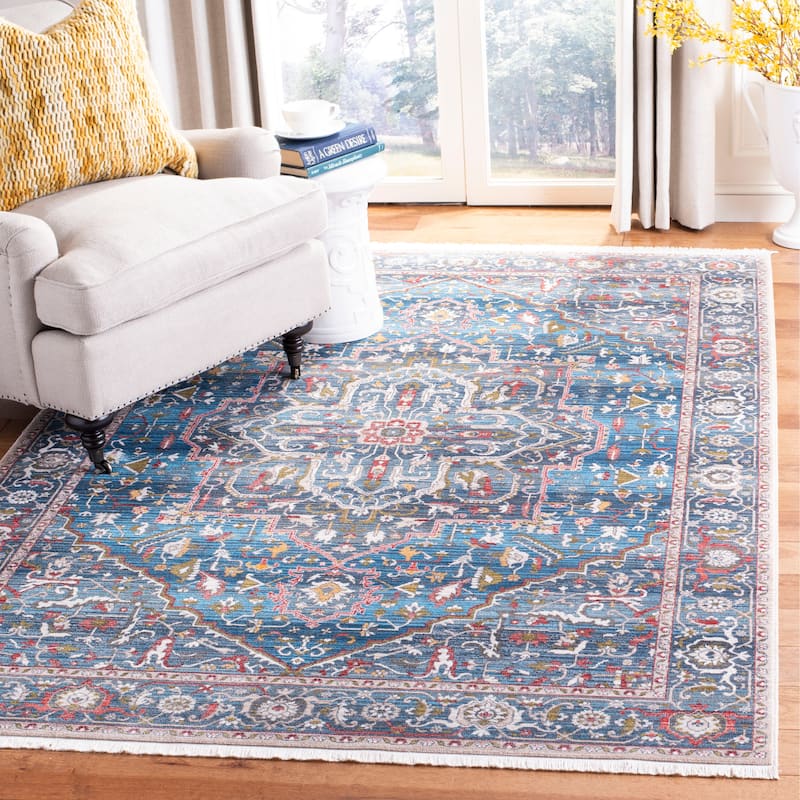 SAFAVIEH Vintage Persian Afag Vintage Oriental Rug - 3' x 5' - Blue/Ivory