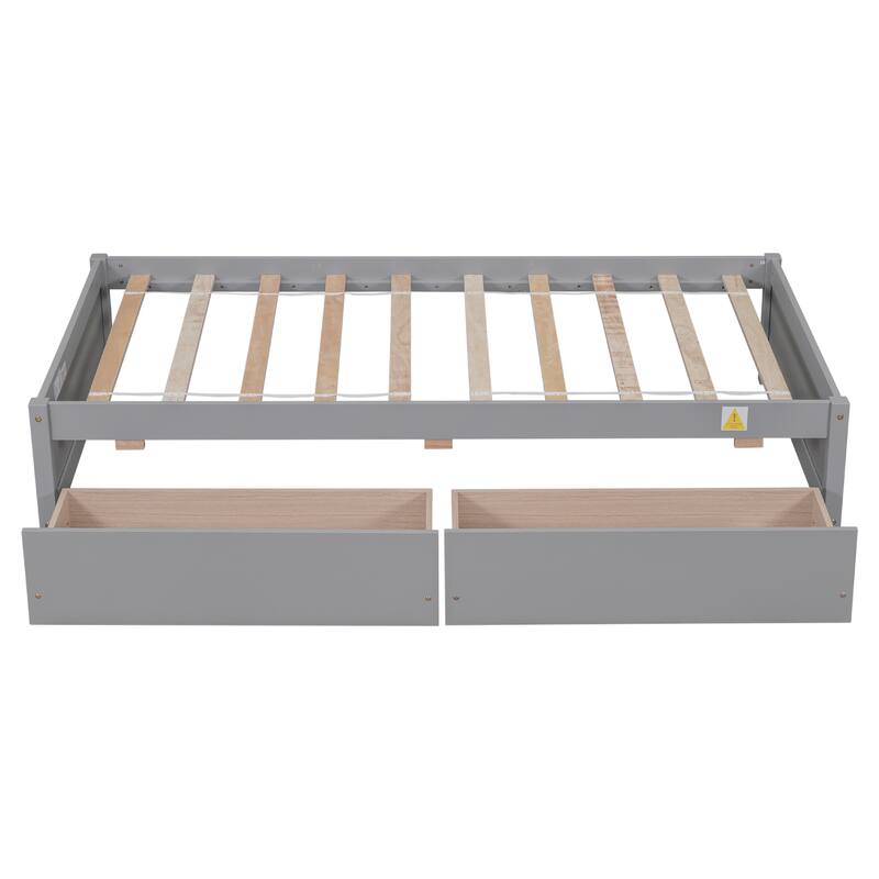 Twin Bed with 2 Drawers