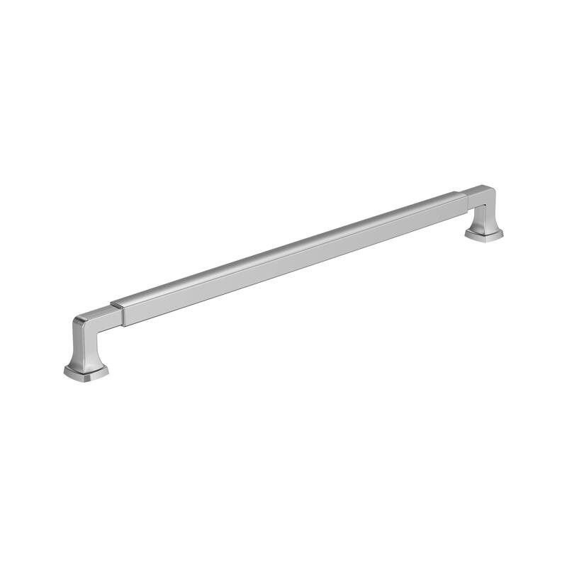 Amerock Stature Cabinet and Furniture Pull - 12-5/8 in (320 mm) Center-to-Center - Polished Chrome