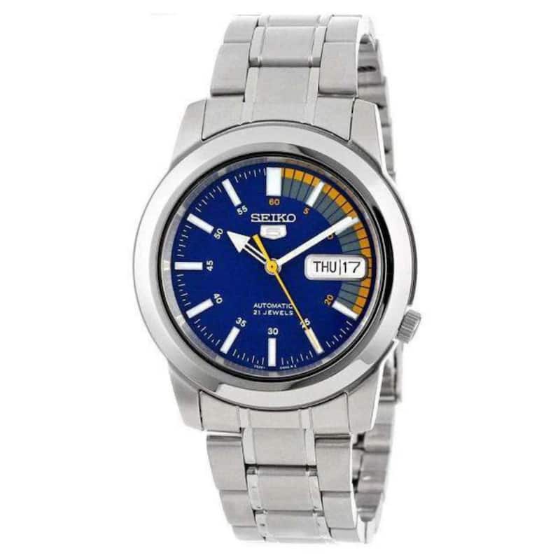Seiko Men's Racing Blue Dial Watch - SNKK27K1 - One Size