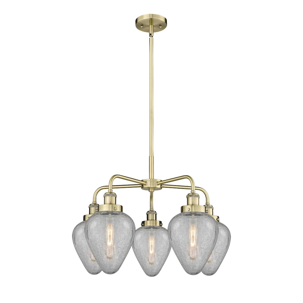 Innovations Lighting Geneseo - 5 Light 24" Stem Hung Chandelier