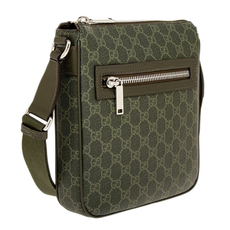 Gucci Men's GG Monogram Small Messenger Bag