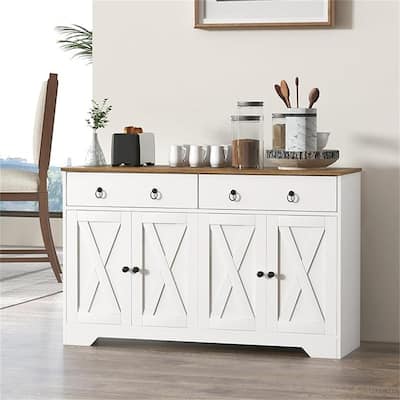 Buffet Sideboard Cabinet - 14.5"D x 47.75"W x 29.5"H