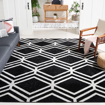 SAFAVIEH Adirondack Miljka Geometric Distressed Rug