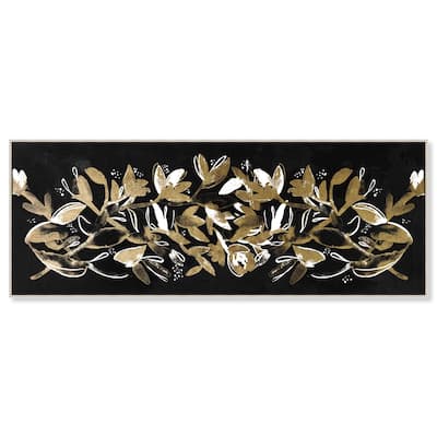 Flora Luxe Panoramic Canvas by Art Remedy