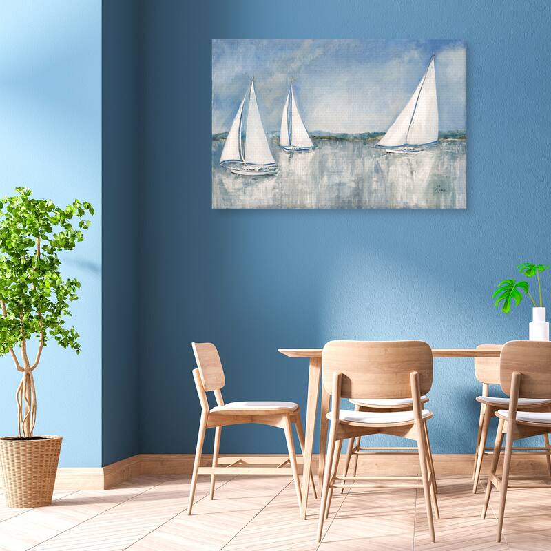 Catching the Breeze by Ruane Manning Canvas Art Print