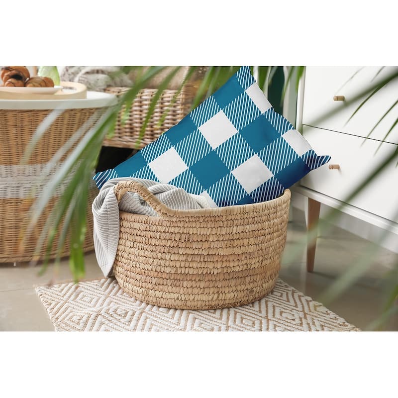 Buffalo Plaid Indoor/Outdoor Throw Pillow