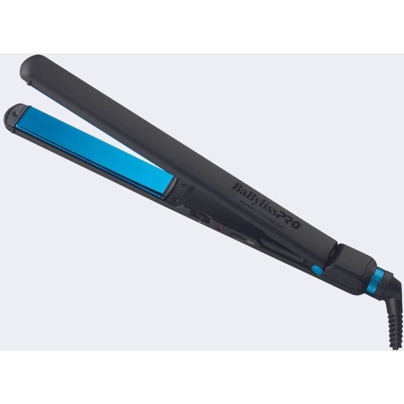 BaBylissPRO Nano Titanium Limited Edition Black Blue 1 Ultra Thin Flat Iron