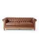 preview thumbnail 33 of 39, Castalia Nailhead Trim Chesterfield Sofa by Christopher Knight Home - 78.75" L x 33.50" W x 28.00" H