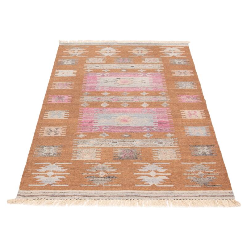 Ankara FW Brown Kilim 5'1" x 8'0" - 5'1 x 8'0