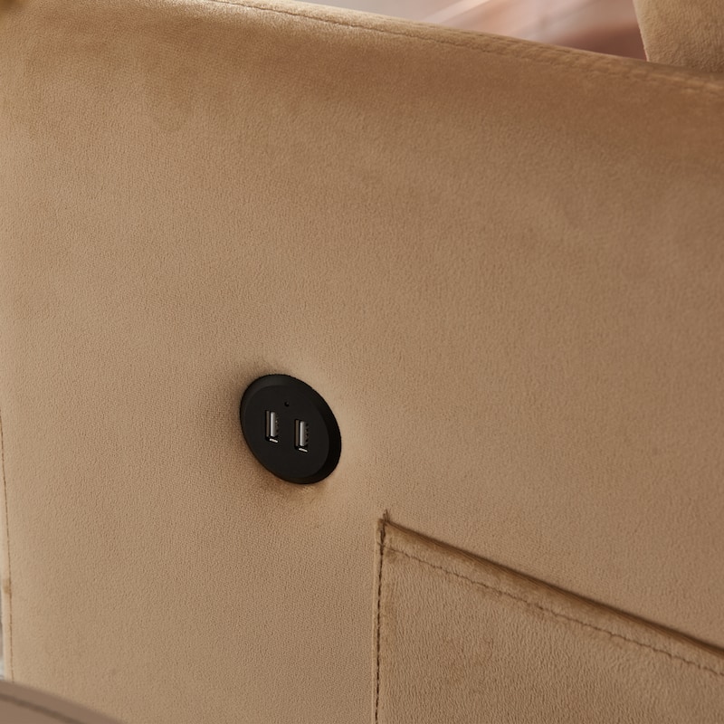Velvet Sofa Bed 55.5" - Easy Assembly, Supportive Comfort