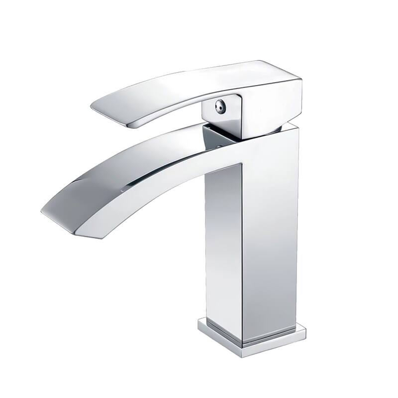 Topcraft 6.7in Single Handle Single Hole Bathroom Faucet Bathroom Vessel Faucet - Chrome