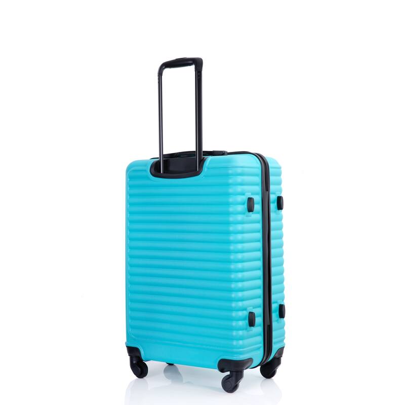 Luggage Sets Wear-Resistance Lightweight Suitcase Spinner Wheels, 3 Piece Hardside Suitcase with Two Hooks and TSA Lock