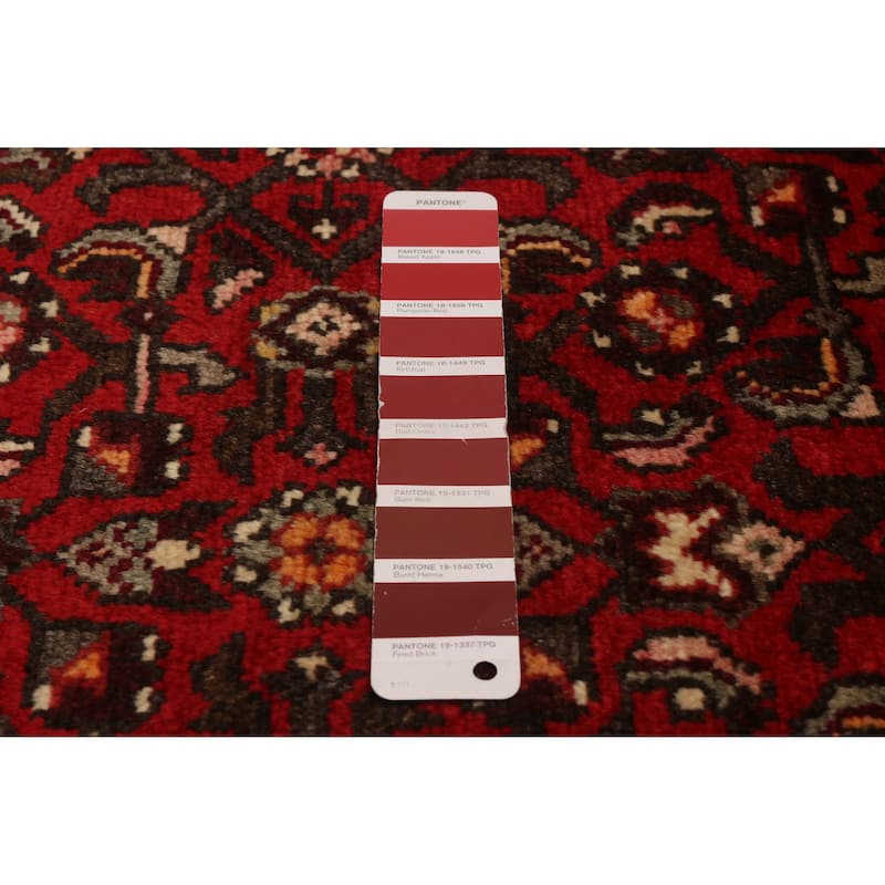 ECARPETGALLERY Hand-knotted Anadol Red Wool Rug - 3'7 x 10'1